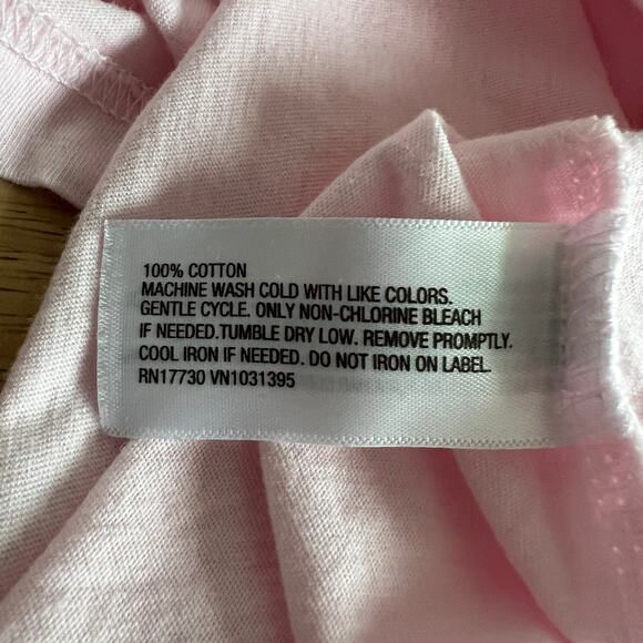 Universal Thread Women's Light Pink Shrunken Short Sleeve T-Shirt - Large - NWT - Picture 4 of 7